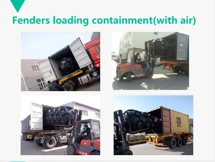 Wear Resistant Inflatable Fenders Wear Resistant Inflatable Fenders